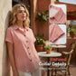 👚 50% OFF NOW! 🌊 Women's Casual Striped Button-Down T-Shirt – Soft cotton & lightweight – Relaxed fit, perfect for summer days or beach cover-ups – easy, breezy style 🌸