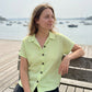 👚 50% OFF NOW! 🌊 Women's Casual Striped Button-Down T-Shirt – Soft cotton & lightweight – Relaxed fit, perfect for summer days or beach cover-ups – easy, breezy style 🌸