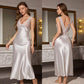👗50% RABATT NU!🎀Elegant nattlinne med V-ringning
