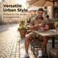 ☀️👕 Herr Tryckt 2-Delat Sommarset – Slim Fit Avslappnad Topp & Shorts Outfit