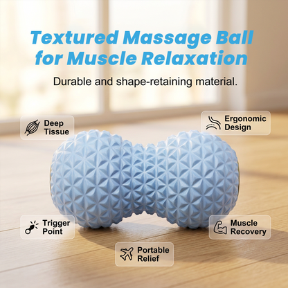 Texturerad massageboll för muskelavslappning