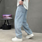 👖 BEGRÄNSAD TID – 50 % RABATT! ✨ Herrbyxor med lös passform och rak benform – klassiska fickor, mångsidiga och bekväma 🧵