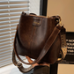 Women's Vintage Large-Capacity Shoulder Bucket Bag