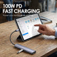 ⏳Begränsad tid – 50% rabatt⏰Bärbar 5-i-1 USB-C Hub med 4K HDMI-utgång