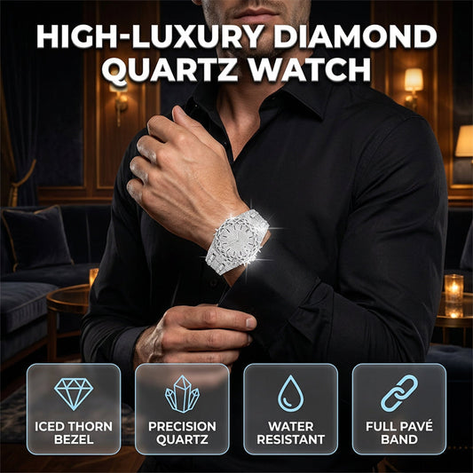 Höglyxig Diamant Kvartsur