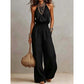 ✨🔥 Dam Elegant Ryggfri Halsringad Jumpsuit