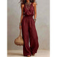 ✨🔥 Dam Elegant Ryggfri Halsringad Jumpsuit