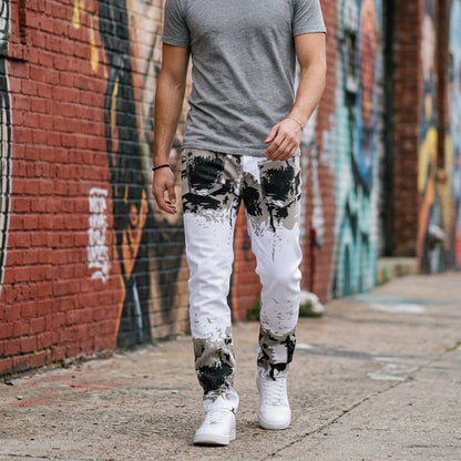 📢📢50% RABATT !! ⏰Herr Trendig Camo Slim Jeans