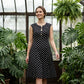 Dam Sommar Plus Size Polka Dot Ärmlös Midi Klänning
