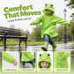 🐸 50% RABATT!☔️  Barnregnponcho i Grodstil