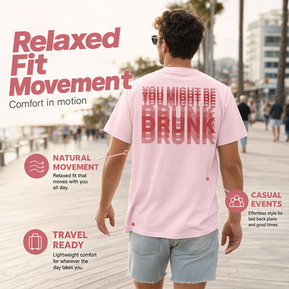 ☀️ Herr kortärmad skjorta med grafiskt mönster – rund hals, mjukt tyg & enkel att styla till jeans, shorts & sneakers 🕶️