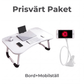 📱 50 % RABATT NU! 🪑 Hopfällbart bärbart sängbord för bärbar dator med mugghållare – stor yta, stabil & platsbesparande – perfekt för sängen och soffan 🛋️